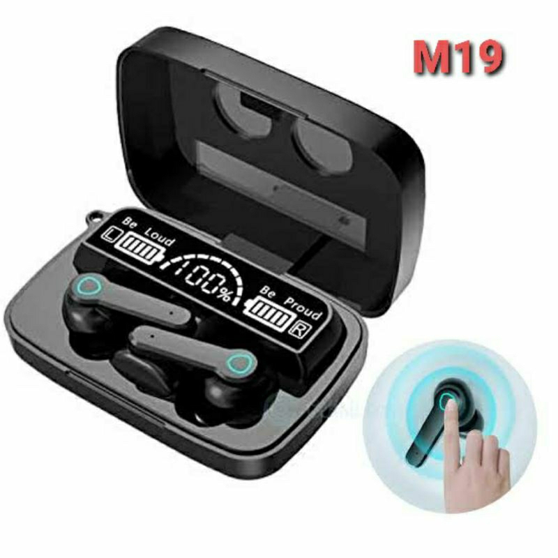 Headset Bluetooth TWS EARPHONE F9-5 Digital Indicator V5.1 BLUETOOTH Wireless