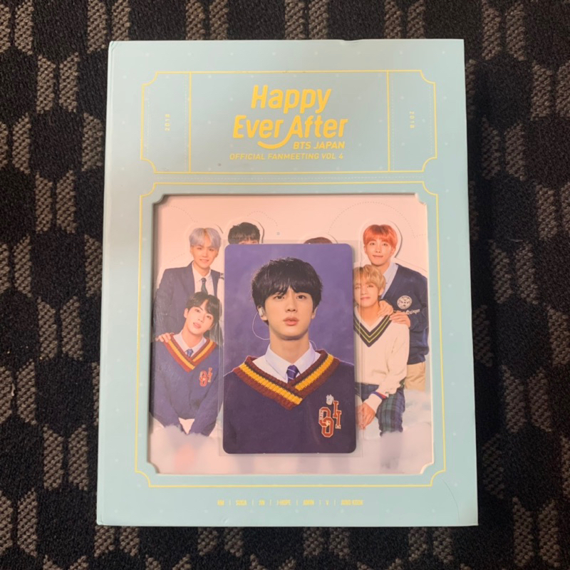 (booked) bts japan 4th fanmeeting fm fullset jin photocard (pc)