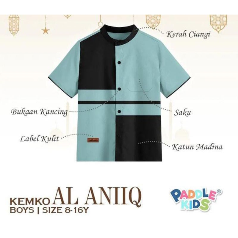 KEMEJA KOKO AL ANIIQ BY PADDLE KIDS