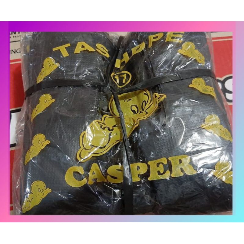 Hd Kantong Plastik Kresek Hitam Uk 17,Uk 24 -1Ikat Isi 5pak=1Kg- Kuat & Tidak Bau