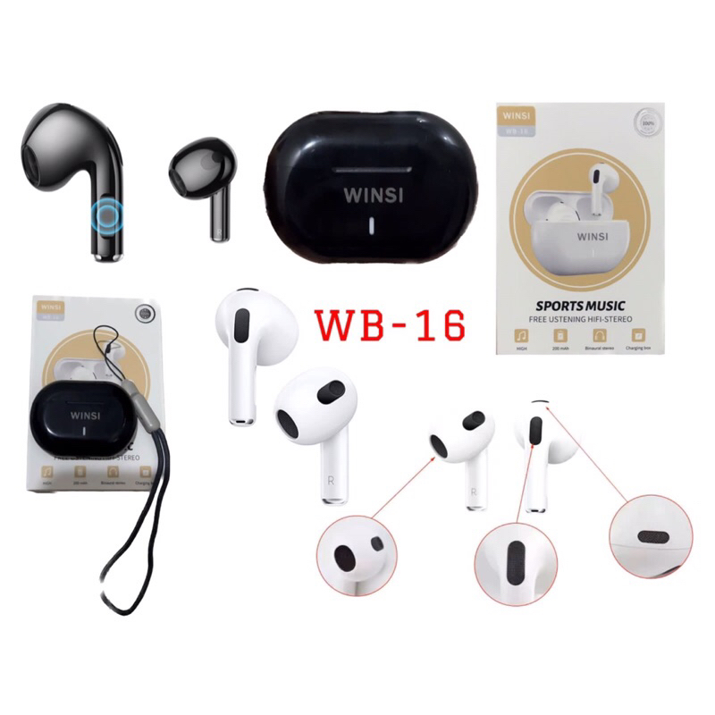 Handsfree Bluetooth TWS / Earphone WINSI WB