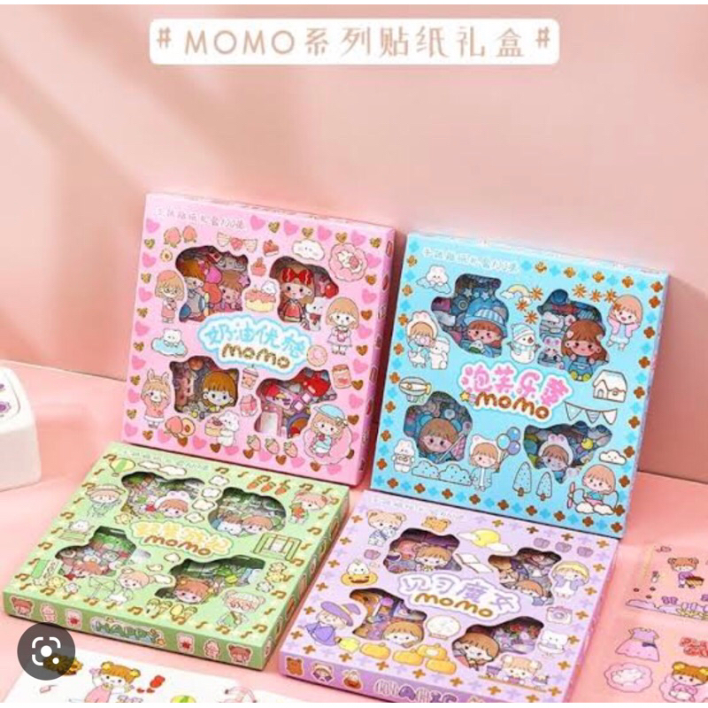 

stiker momo stiker korea Stiker 2D stiker Botol Minum 2D Plastik Anti Air | Motif Kartun Korea stike viral (1 BOX ISI 100 pcs)