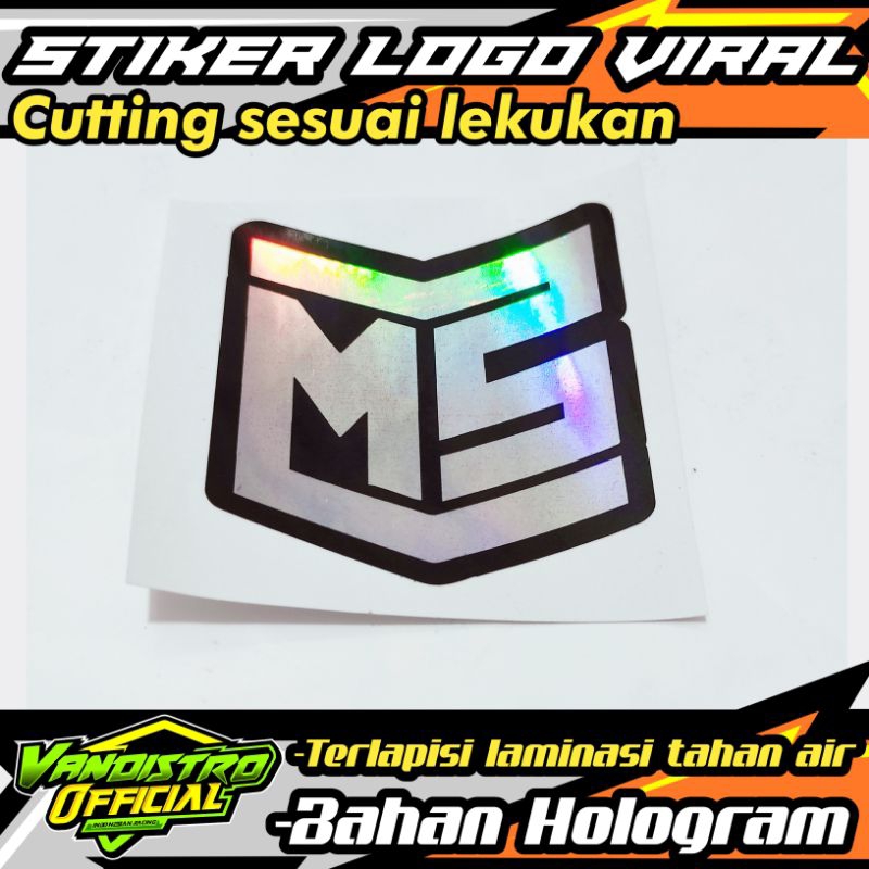 STIKER LOGO MS HOLOGRAM