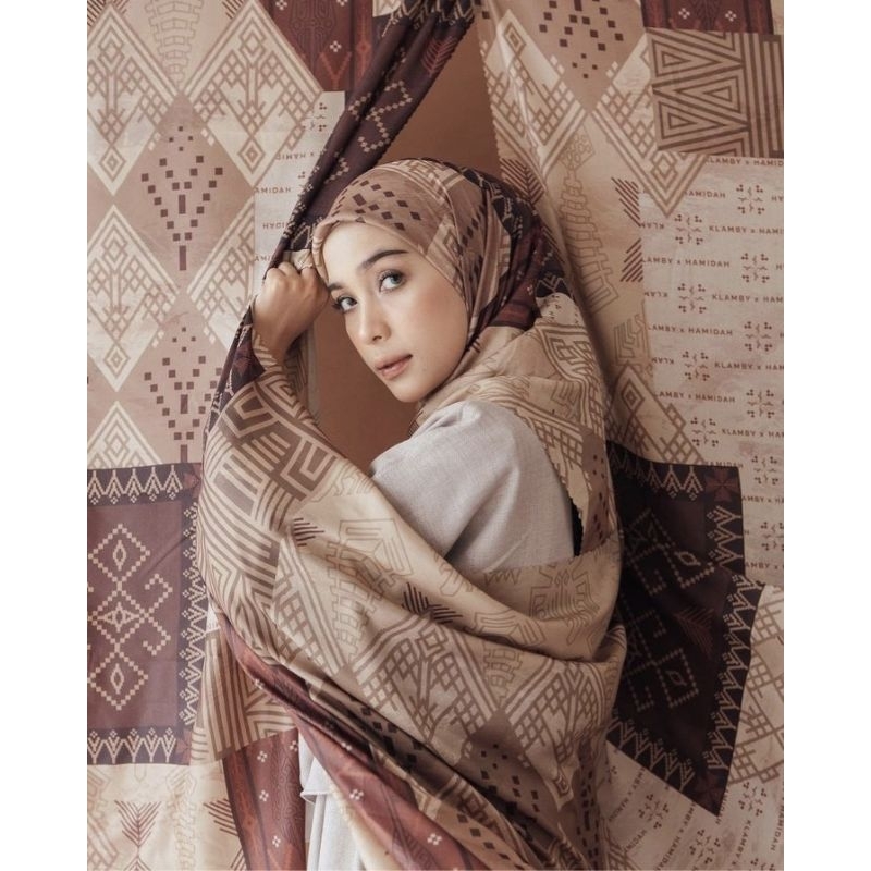 Scarf Jilbab Voal Wearing Klamby WK - Preloved