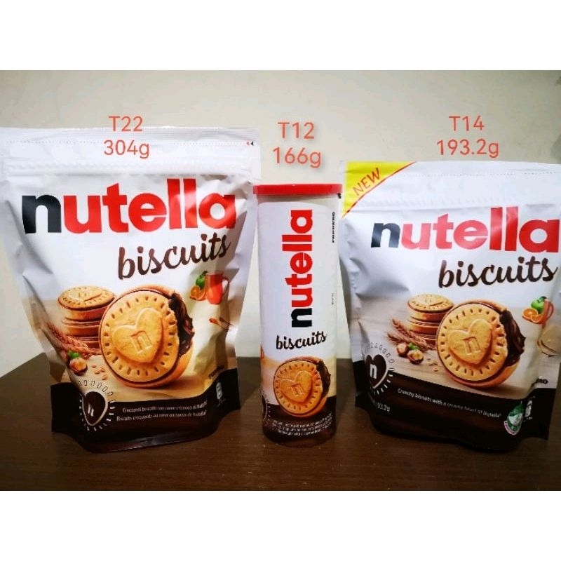 

Nutella Biscuit Import coklat Nutella T12 / T14 / T22 berpadu sama biscuit