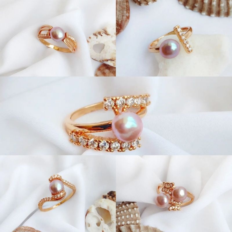 Cincin mutiara lombok bersertifikat|Cincin mutiara asli lombok|Cincin mutiara tawar lombok