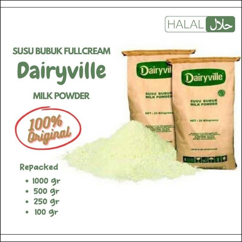 Susu Bubuk Fullcream DAIRYVILLE 100gr