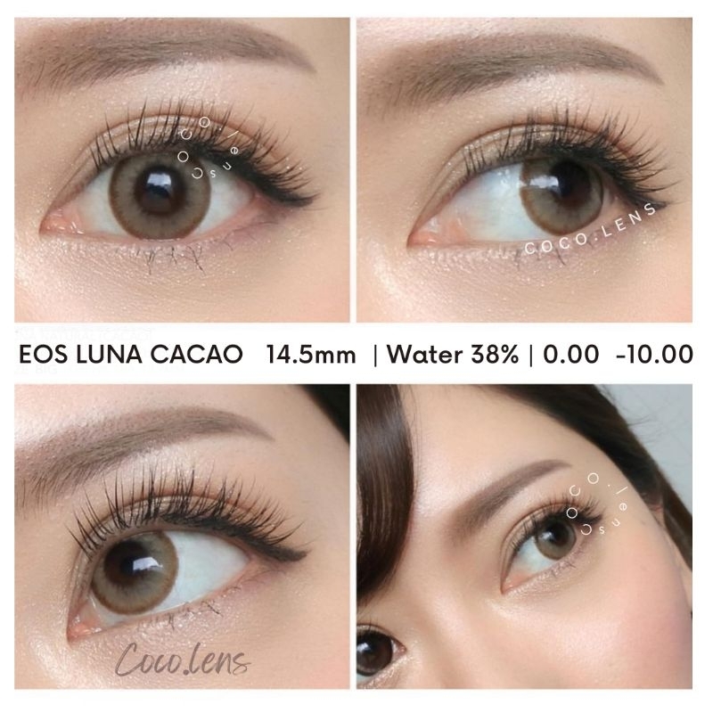 ORIGINAL Softlens EOS LUNA NATURAL CACAO Softlen Normal Minus