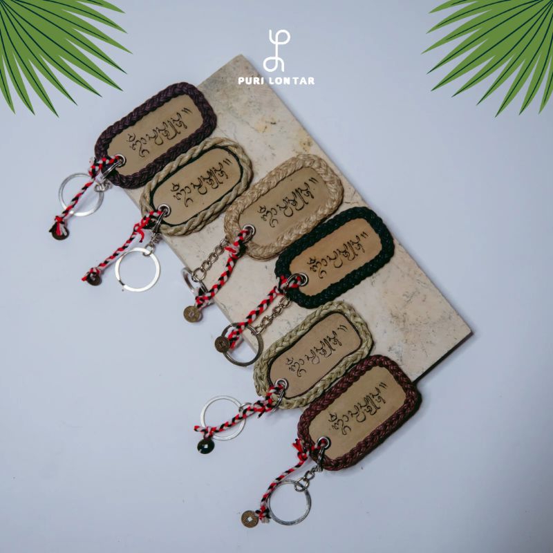 GANTUNGAN KUNCI LONTAR|OLEH-OLEH KHAS BALI|GANTUNGAN KUNCI|GANTUNGAN KUNCI KHAS BALI|GANTUNGAN KUNCI