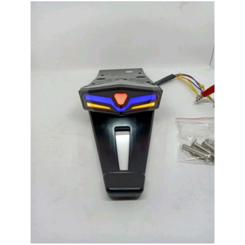 Lampu stop spakbor belakang stoplamp LED dtracker 150 klx model 3in 1