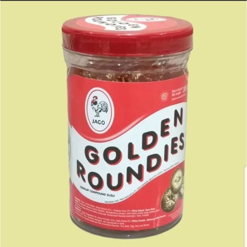 

PROMO!!! Golden Roundies Jago (coklat coin) 250gr/toples