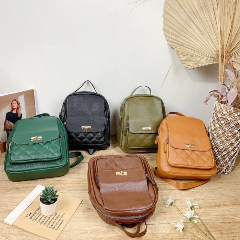 Tas kulit Ransel bag Anaya series