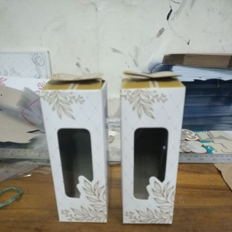 Boks gelas h 12 T untuk kemasan sovenir pernikahan