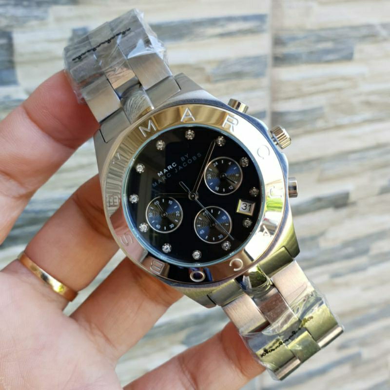 Jam Tangan Marc Jacob Wanita MBM-3100 40mm Original Bm Free Box Original