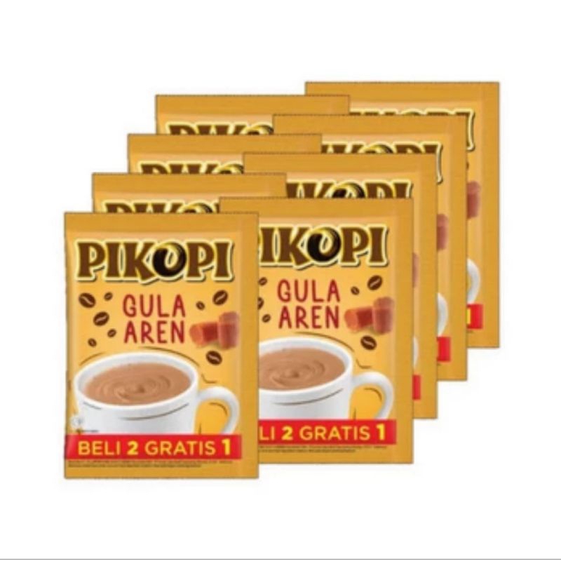 

1 rcg kopi pikopi gula aren 10+5 sachet