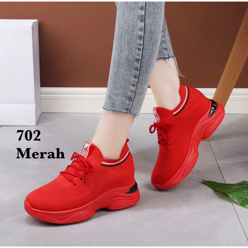 SEPATU WEDGES WANITA IMPOR  FASHION KOREA 702