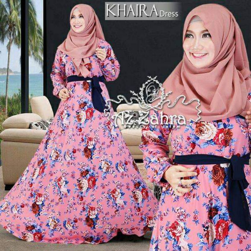 BIG SALE Brand Premium AZZAHRA KHAIRA Dress Gamis