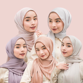 HIJABQA - Rayya Silk Pashmina Cradenza Satin