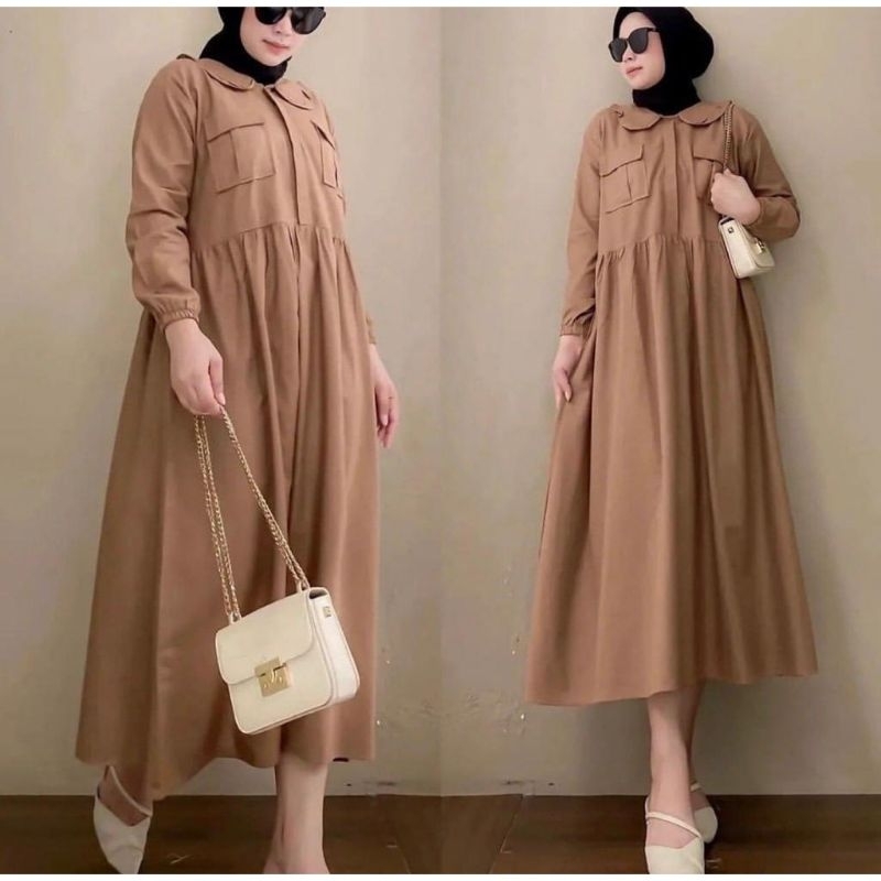 Haspy Midi Dress Rayon Premium