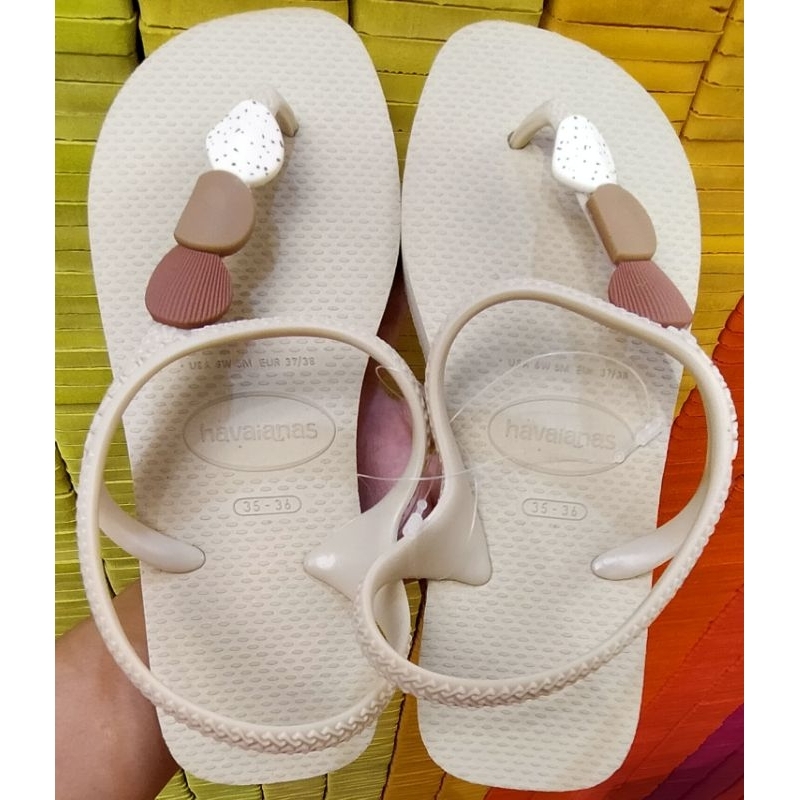 Sandal Jepit Wanita Havaianas Flash Urban Plus - Sand Grey
