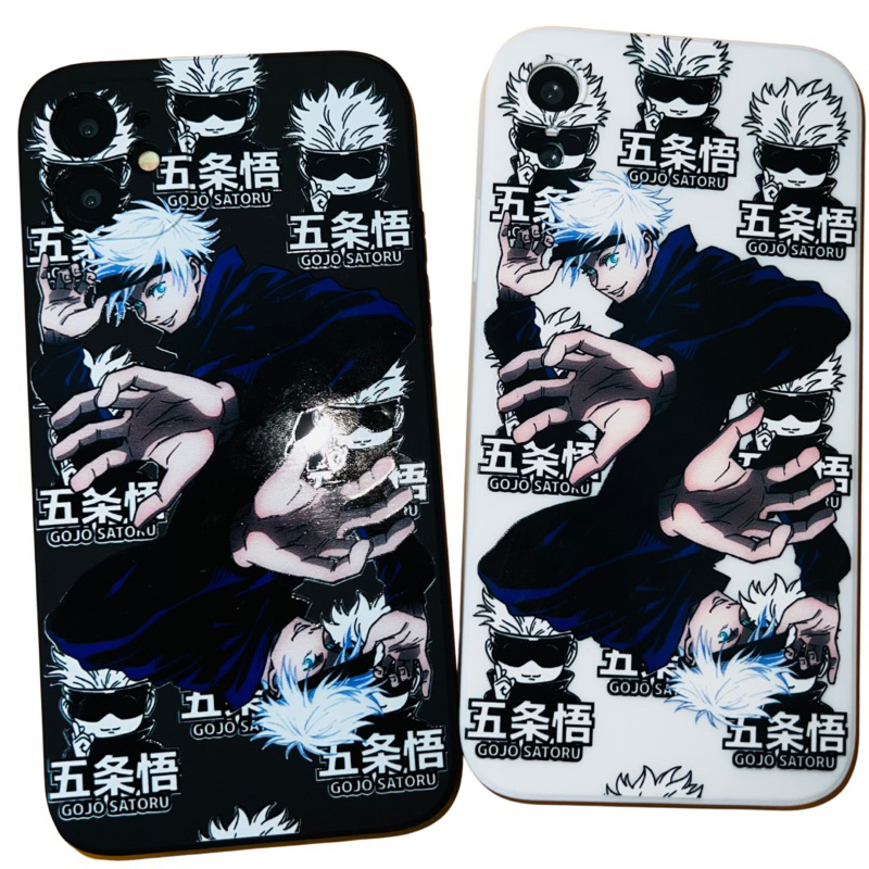 RDM Gojo Jujutsu Kaisen Square Edge TPU Softcase Compatible With REDMI Note 11 10s A1 9 PRO 9A