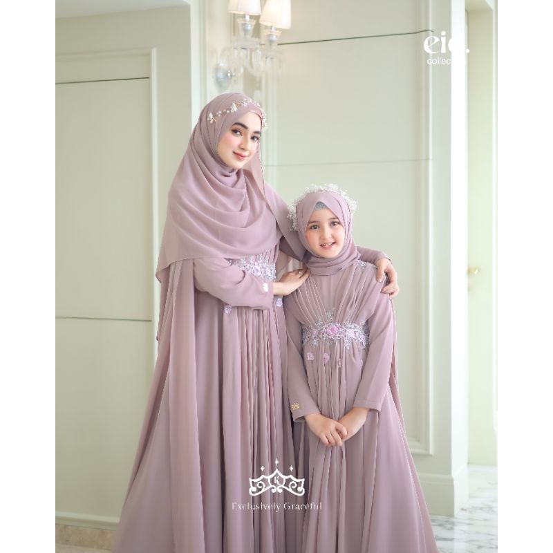 READY!! Farasha Gown by Kazami Store - dress pesta muslimah denaf.outfit