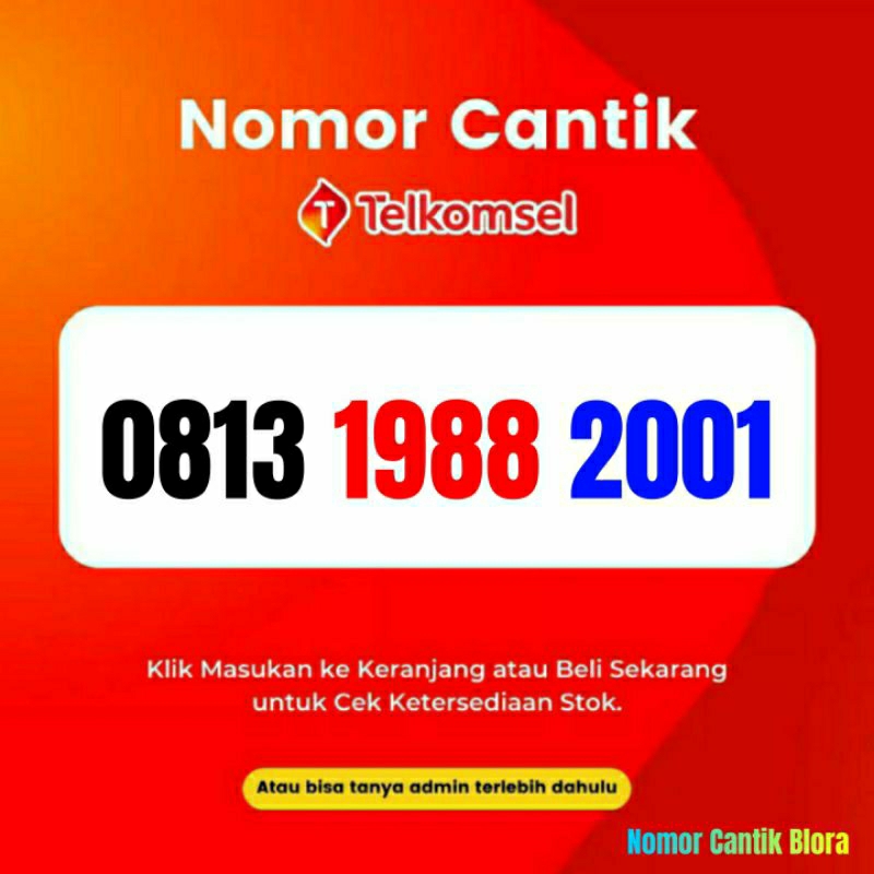 Nomor Cantik Simpati Tahun Nomer Cantik Simpati Tahun 1988 2001