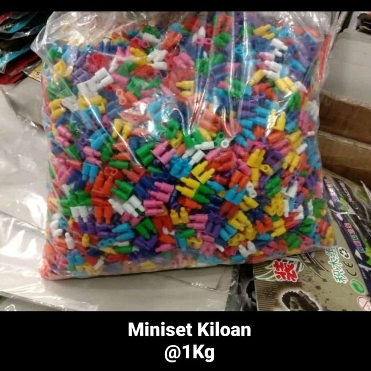 miniset mini super/lego roket kwalitas bagus 1kg
