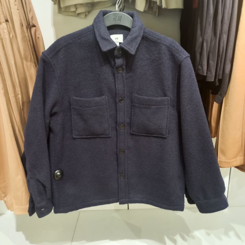 kemeja/jaket flanel tebal H&M Original store