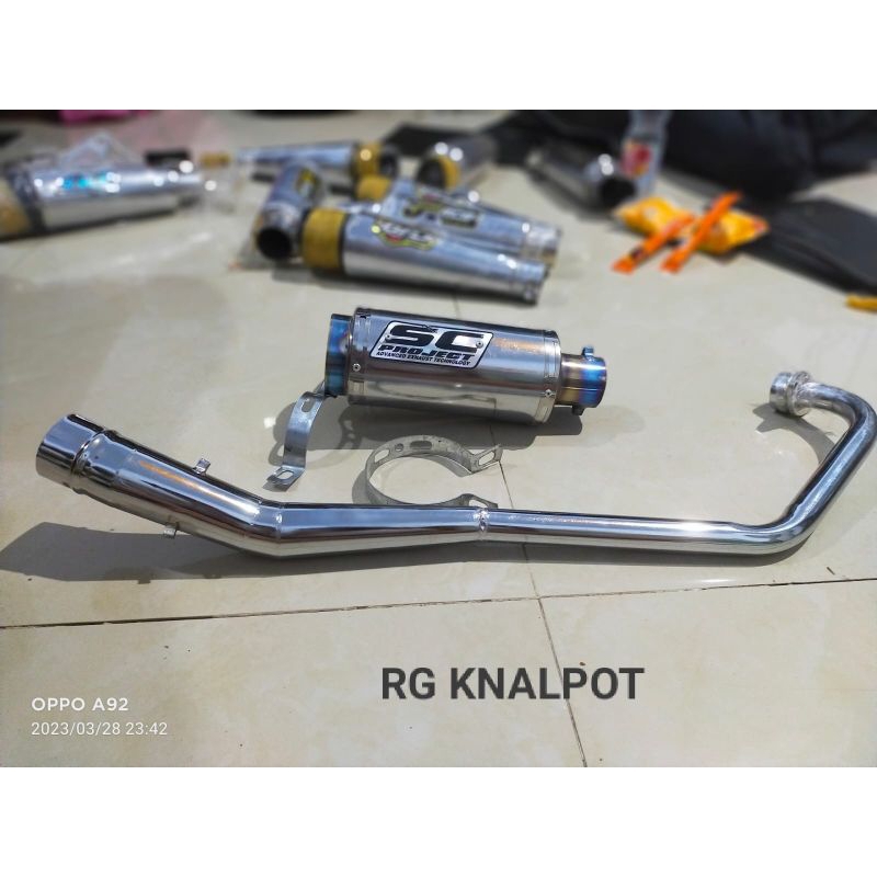 knalpot SC PROJECT yamaha jupiter mx old / jupiter mx new / jupiter mx king / suzuki satria fu karbu