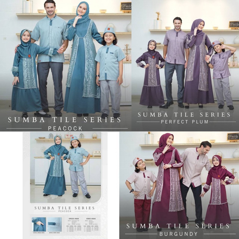 Sarimbit Keluarga Keke Sumba Tile Series Terbaru | Sumba Tile Series | Keke Busana | Kamily Series 2