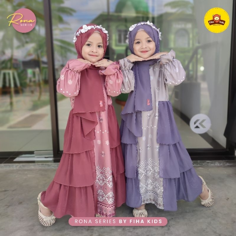 RONA Series for KIDS FREE PASHMINA - Original by FIHA KIDS