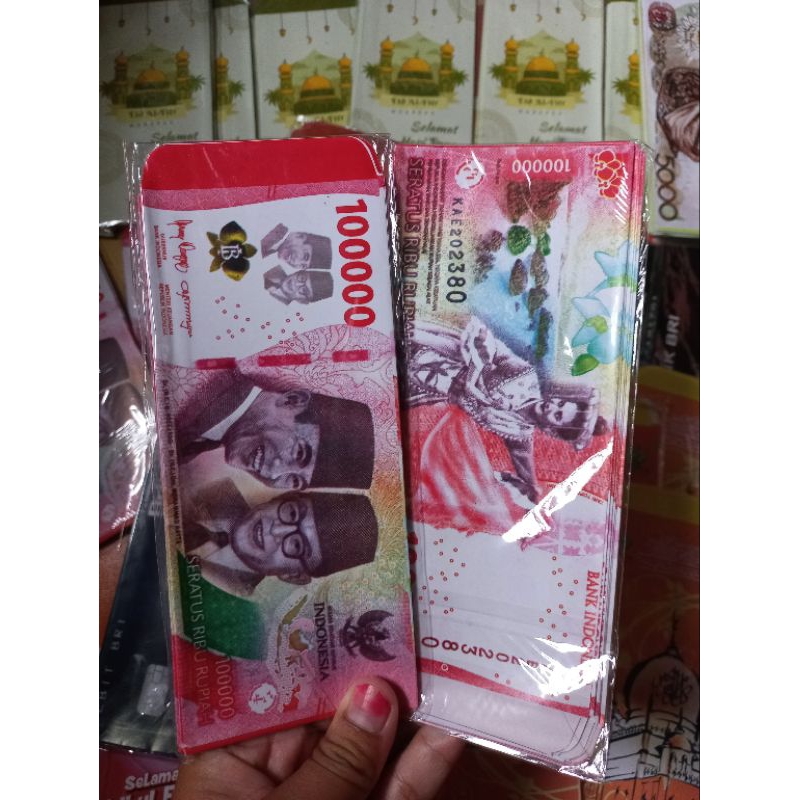 

Amplop lebaran uk. 7 x 19 cm JUMBO ( 1 pack isi 10 lembar )