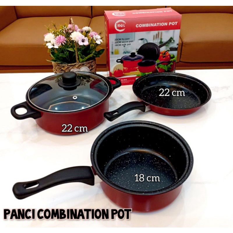 panci set combination pot