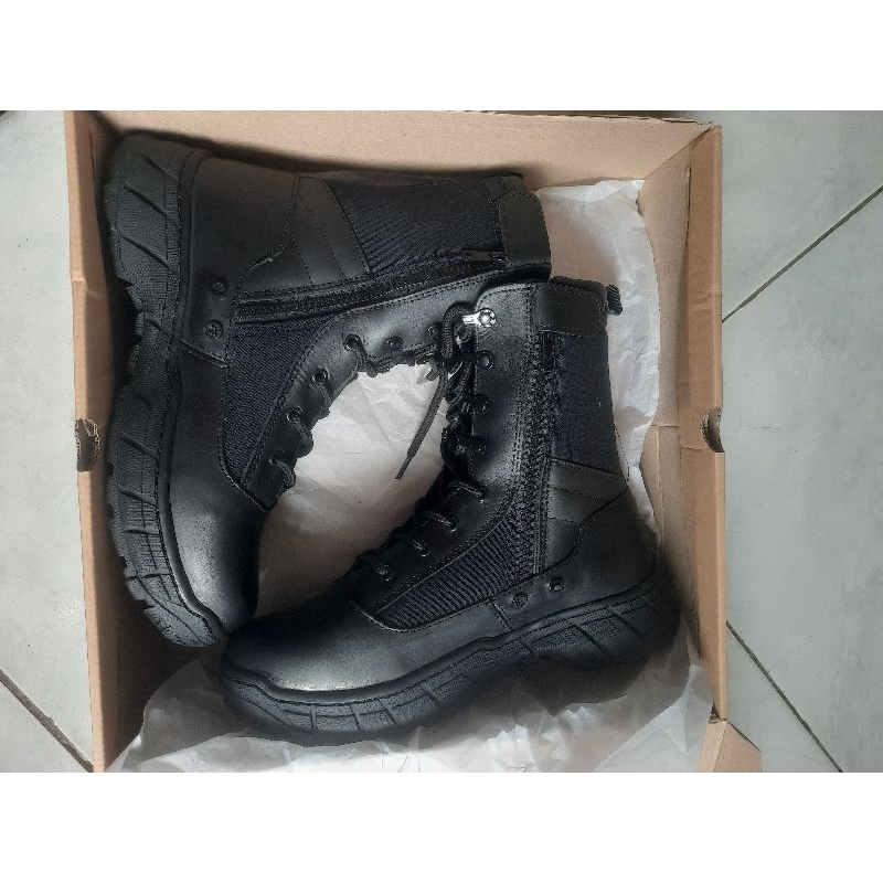 sepatu pdl polri (asli pembagian polri)