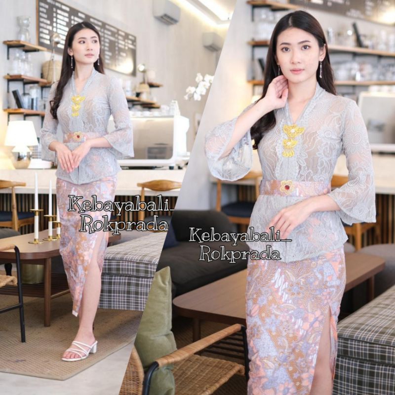 AYUMI SERIES KEBAYA BALI LENGAN LONCENG TEROMPET LACE