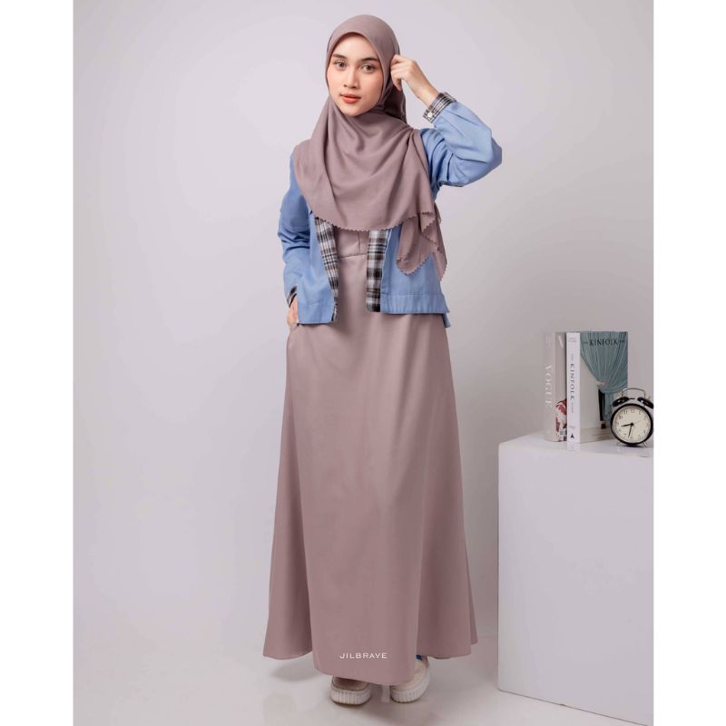 Aleena Dress 3.0 Jilbrave size S edisi reject minor