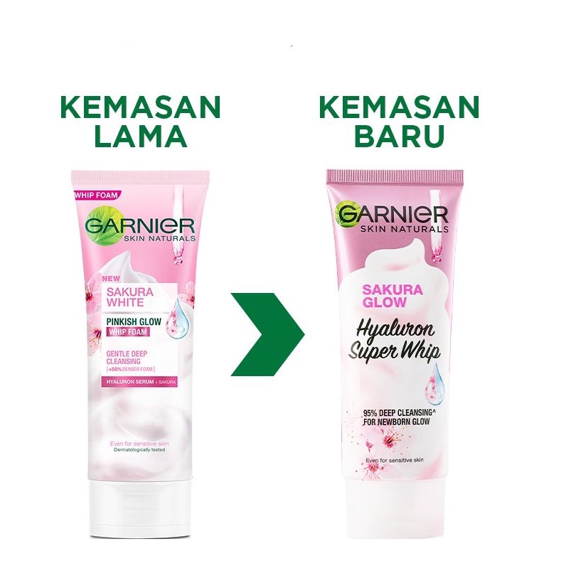 Garnier Sakura Glow Hyaluron Super Whip Foam