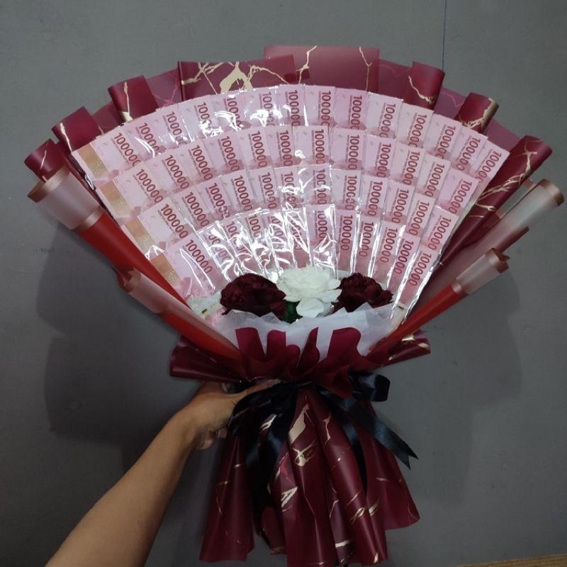 Buket Bouquet bunga wisuda pernikahan ulang tahun acara besar lainnya bisa request