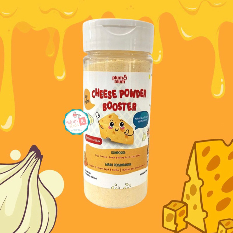 Plum &amp; Blum Baby Cheese Powder Bubuk Keju MPASI Cheddar 60gr