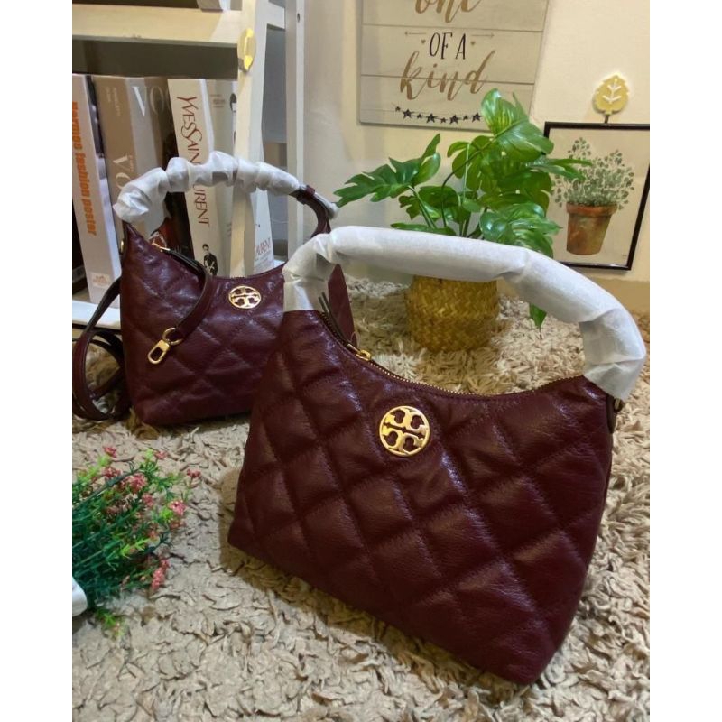 Tb Willa Mini Hobo Claret