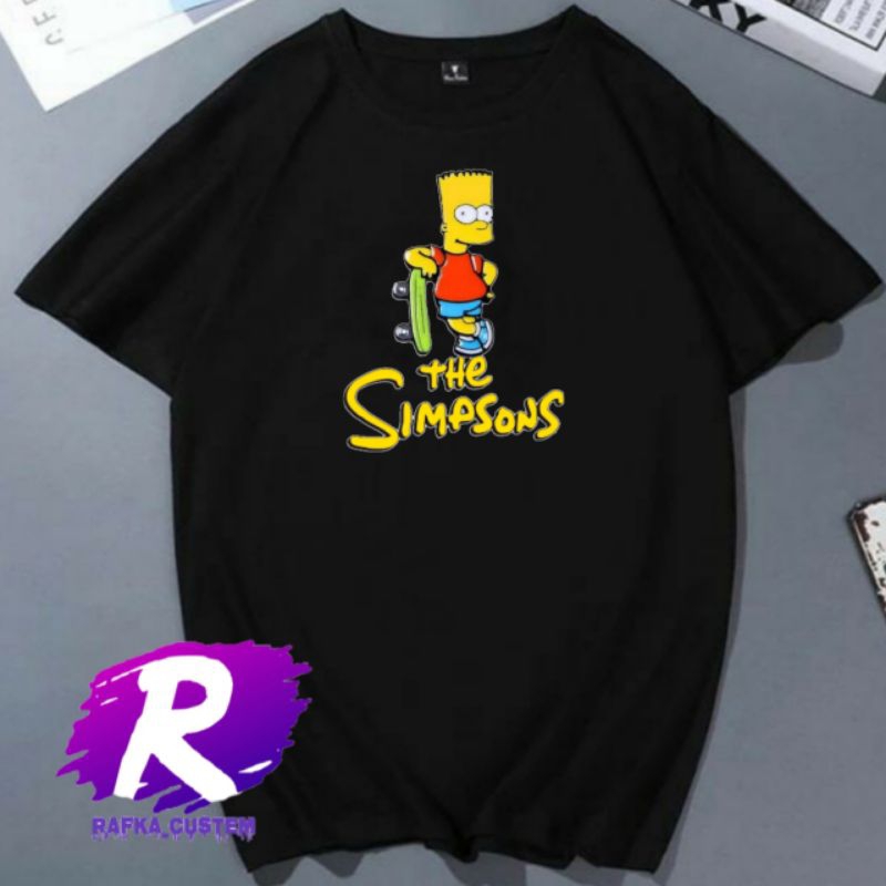 kaos the Simpsons baju anak custem gambar the Simpsons