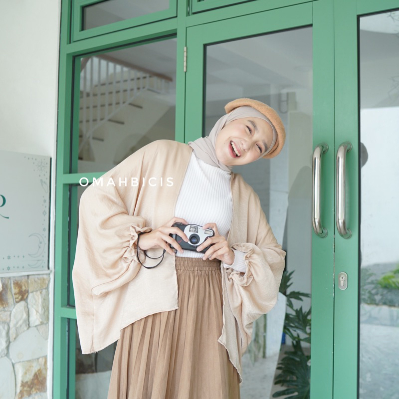 Camellia Outer by omahbicis-Outer Korea-Outer Rayon big size-Outer Wanita