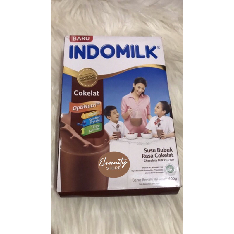 Susu Bubuk Indomilk 400gr Coklat Vanilla