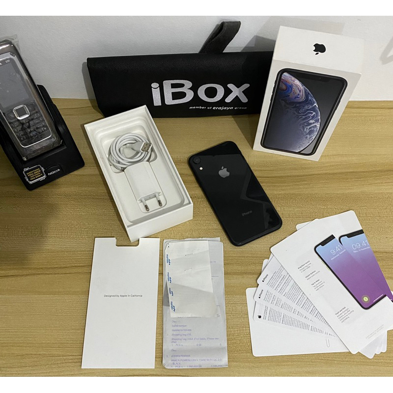 iphone XR 128GB PA/A resmi iBoX Fullset Original Mulus super Like New No minus