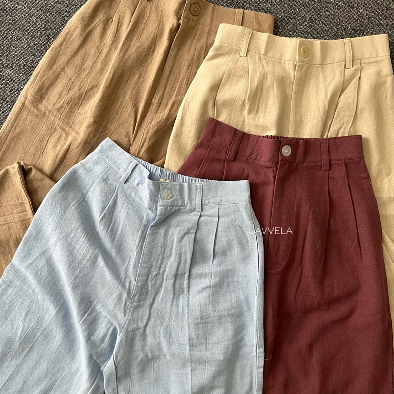 Aiden Linen Pants LAVVELA