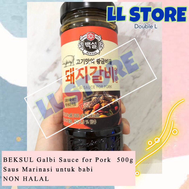 BEKSUL Galbi Sauce for Pork 500g Saus Marinasi Daging