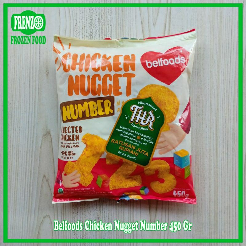 

Belfoods Chicken Nugget Number 450Gr