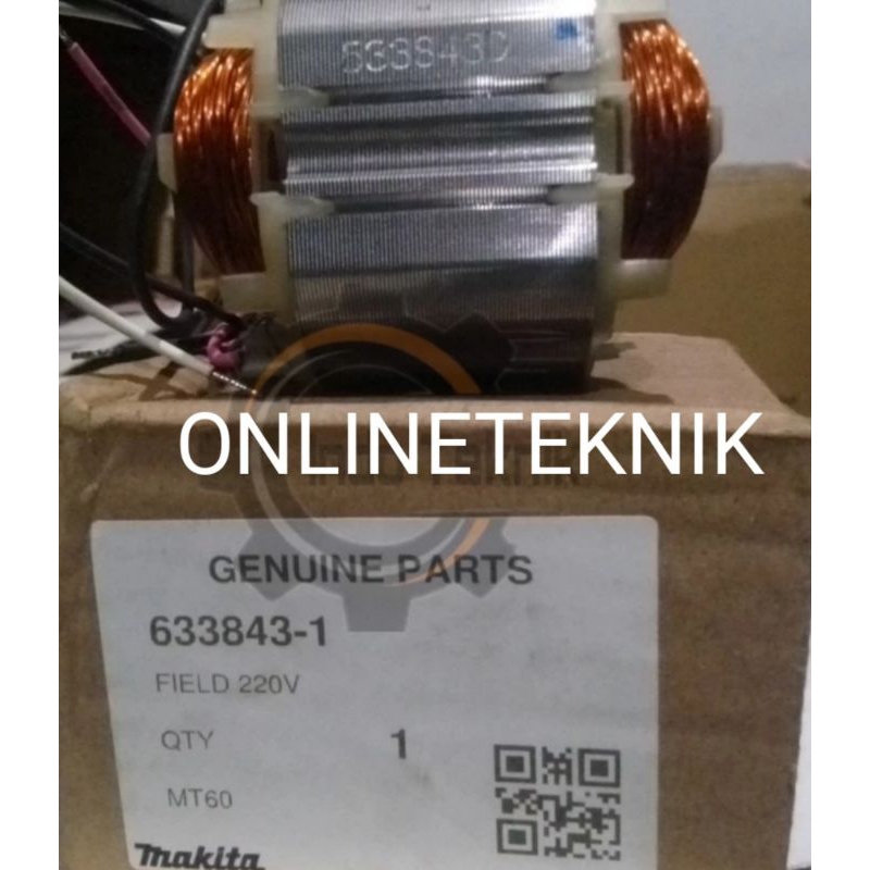 STATOR BANTALAN MT60 UNTUK MESIN BOR 10MM MAKTEC TYPE MT60  ORIGINAL