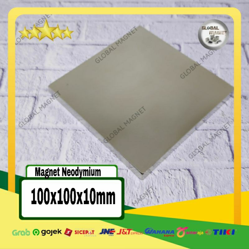 Magnet Neodymium / Magnet Persegi 100x100x10mm